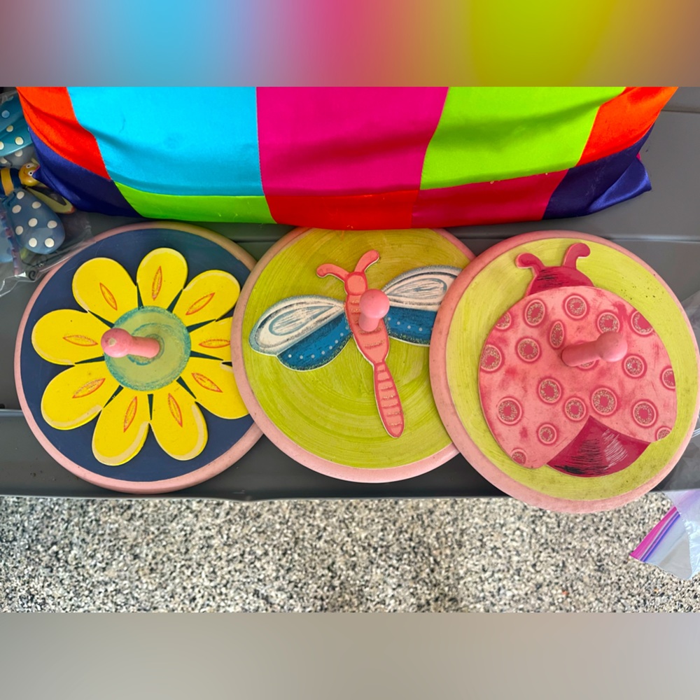 Cute Bug set of 3 decorative wall hangers